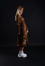 Load image into Gallery viewer, Leopard jersey long dress