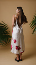 Load image into Gallery viewer, Slip dress in silk printed