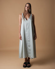 Load image into Gallery viewer, Strapped blue dress