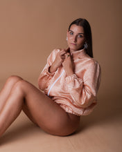 Load image into Gallery viewer, Salmon bomber jacket