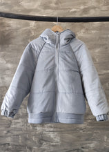 Load image into Gallery viewer, Silver Puffer in Velvet