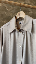 Load image into Gallery viewer, Pleated Silver shirt