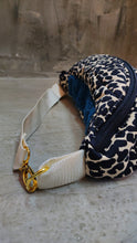 Load image into Gallery viewer, Waist bag in cream, printed or blue silver