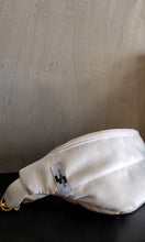 Load image into Gallery viewer, Waist bag in cream, printed or blue silver