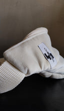 Load image into Gallery viewer, Waist bag in cream, printed or blue silver