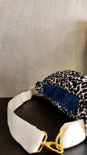 Load image into Gallery viewer, Waist bag in cream, printed or blue silver