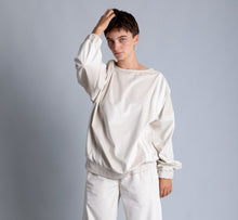 Load image into Gallery viewer, Stripped Velvet sweat