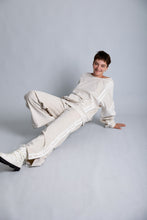 Load image into Gallery viewer, Button stripped velvet pants