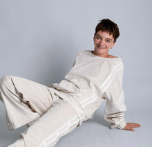 Load image into Gallery viewer, Stripped Velvet sweat