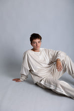 Load image into Gallery viewer, Stripped Velvet sweat