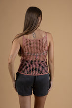 Load image into Gallery viewer, Crochet pink top