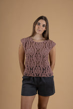 Load image into Gallery viewer, Crochet blouse flower