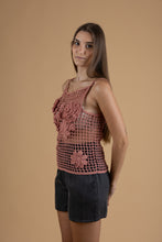 Load image into Gallery viewer, Crochet pink top