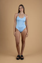 Load image into Gallery viewer, Light blue swimsuit