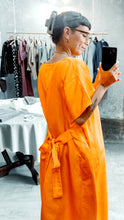 Load image into Gallery viewer, Orange belt dress