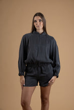 Load image into Gallery viewer, Cupro bomber jackey