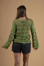 Load image into Gallery viewer, Crochet longe sleeve in 3 colors