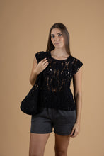 Load image into Gallery viewer, Crochet blouse flower