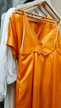 Load image into Gallery viewer, Orange wide dress