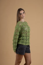 Load image into Gallery viewer, Crochet longe sleeve in 3 colors