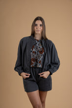 Load image into Gallery viewer, Cupro bomber jackey