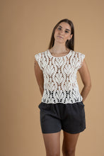 Load image into Gallery viewer, Crochet blouse flower