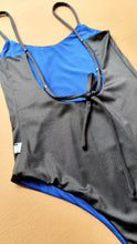 Load image into Gallery viewer, Swimsuit in grey and navy blue