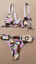 Load image into Gallery viewer, Reversible vintage print bikini