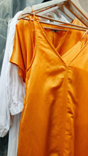 Load image into Gallery viewer, Orange wide dress