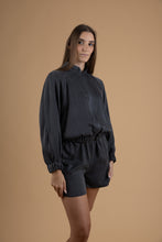 Load image into Gallery viewer, Cupro bomber jackey