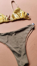 Load image into Gallery viewer, Triangle bikini in gold
