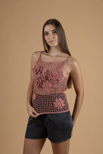 Load image into Gallery viewer, Crochet pink top