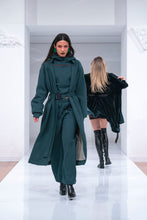 Load image into Gallery viewer, Long green coat