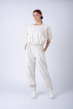 Load image into Gallery viewer, Pearl velvet trackpants