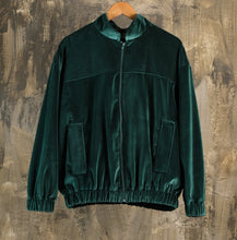 Load image into Gallery viewer, Green velvet bomber