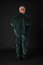 Load image into Gallery viewer, Green velvet bomber