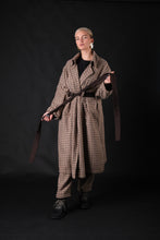 Load image into Gallery viewer, Pied-de-Poule long coat