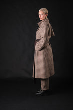 Load image into Gallery viewer, Pied-de-Poule long coat
