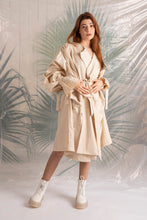 Load image into Gallery viewer, All pleated trenchcoat