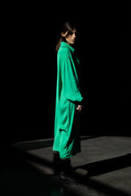 Load image into Gallery viewer, Green long dress shirt