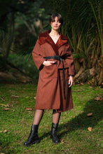 Load image into Gallery viewer, Long wool coat