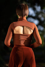 Load image into Gallery viewer, Brown crop top