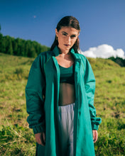 Load image into Gallery viewer, Oversize Long green coat