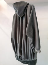 Load image into Gallery viewer, Grey velvet big bomber