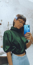 Load image into Gallery viewer, Satin Jane blouse without back