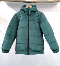 Load image into Gallery viewer, Puffer green coat