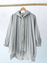 Load image into Gallery viewer, Velvet pleated big bomber