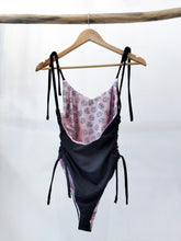 Load image into Gallery viewer, Butterfly swimsuit blk & pink from S to XL