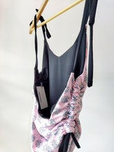 Load image into Gallery viewer, Butterfly swimsuit blk & pink from S to XL