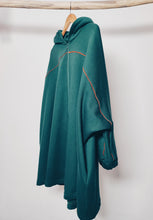 Load image into Gallery viewer, Jersey green flowy coat